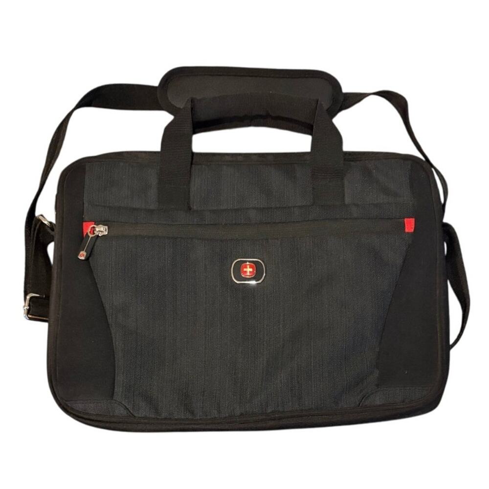 WENGER Structure 14 inch Laptop Slimcase‎ Black Gray Bussiness Travel Comfort